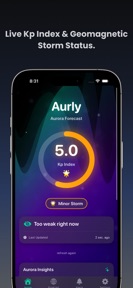 Aurly – Aurora Forecast Alerts screenshot