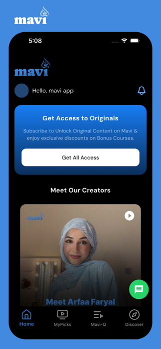 Mavi App Screenshot 1 of 3