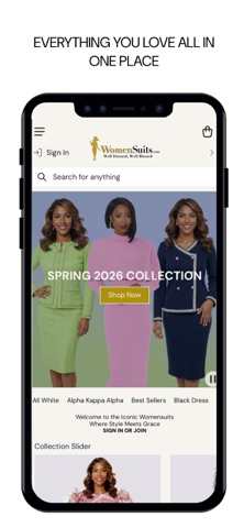 WOMENSUITS.COM screenshot