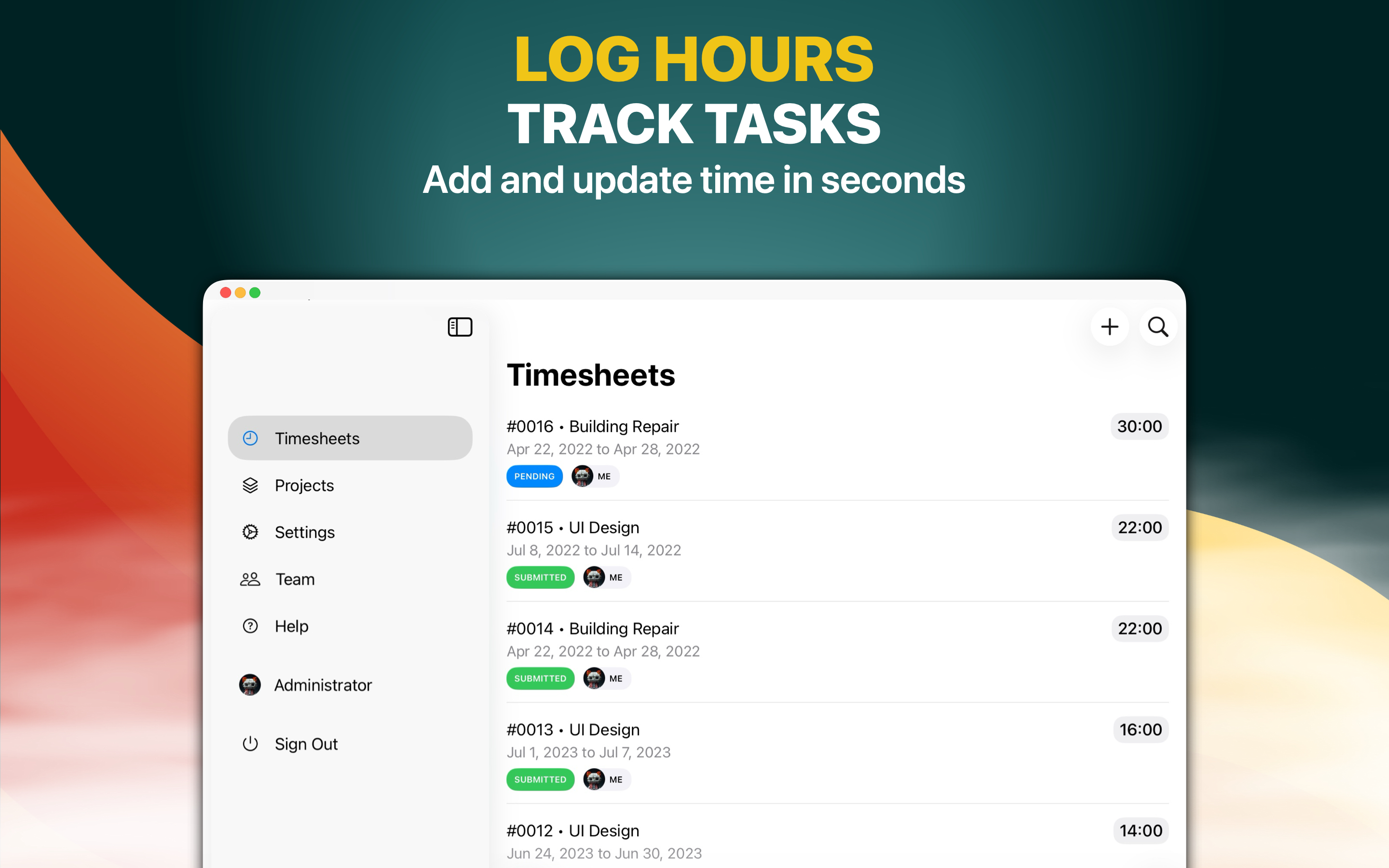 Timesheet Manager Pro screenshot 16