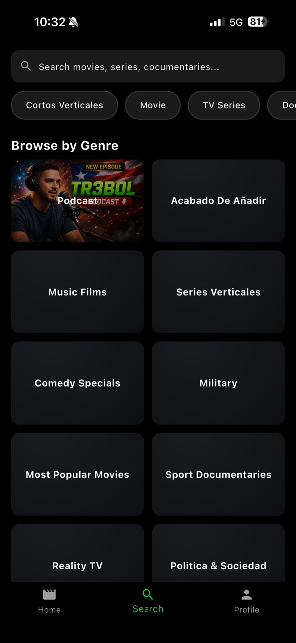 iPhone screenshot