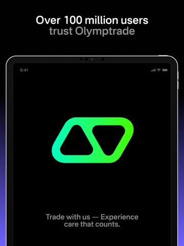 Olymptrade Flex Trades iPad screenshot 1