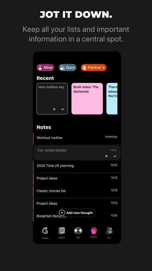 #5. 3rd Brain | Couples Organizer (iOS) 来自: 3rd Brain, Inc