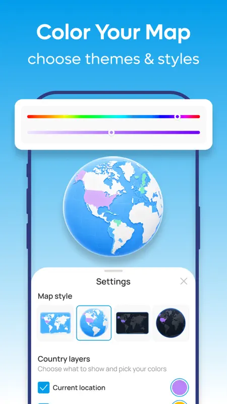 Routify｜世界旅行地図＆経県値・日本地図旅行・旅日記 screenshot 6 of 6