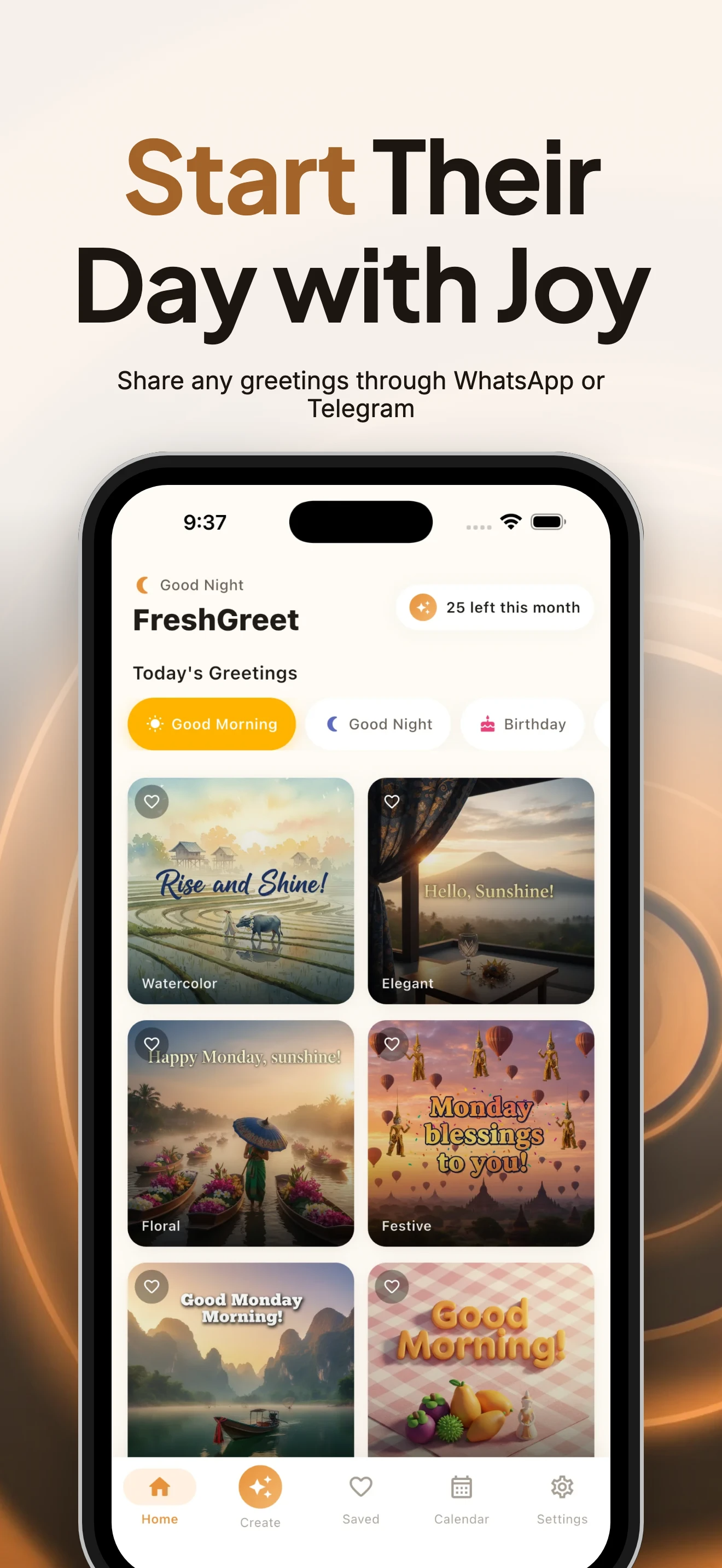 FreshGreet: AI Card Maker screenshot 3