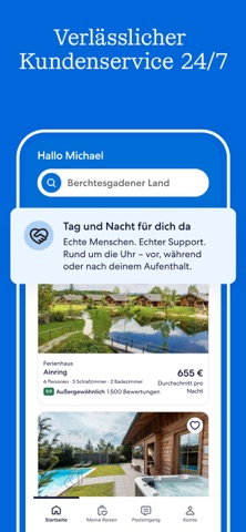 FeWo-direkt Ferienunterkünfte screenshot