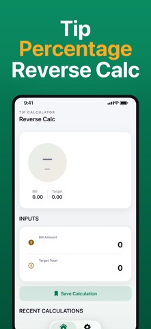 Tip % Reverse Calc Screenshot 3 of 5