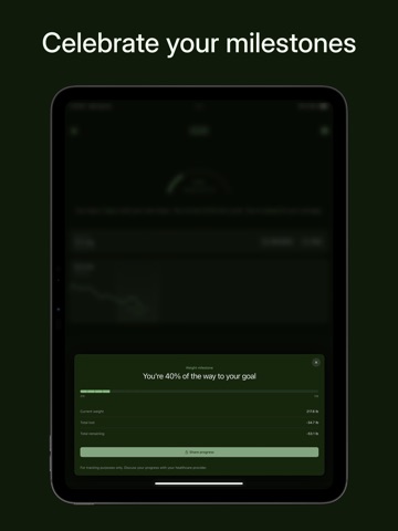Sage Weight iPad screenshot
