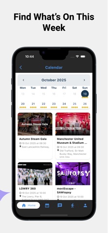 The Manchester App, Whats On? screenshot