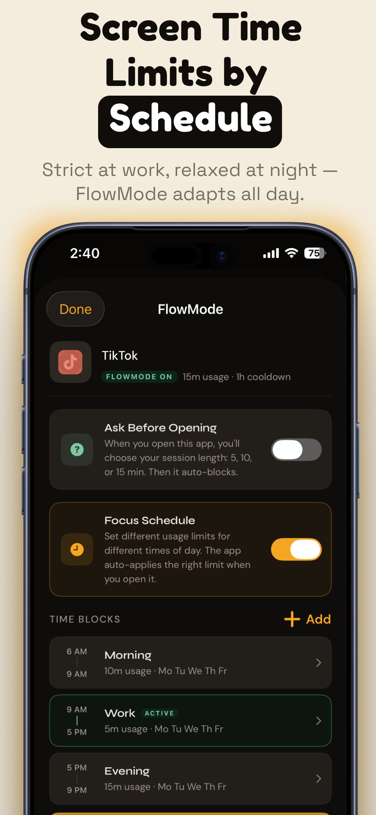 CraveLock: Block Apps & Limit screenshot 3