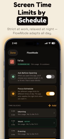 CraveLock: Block Apps & Limit iPhone screenshot