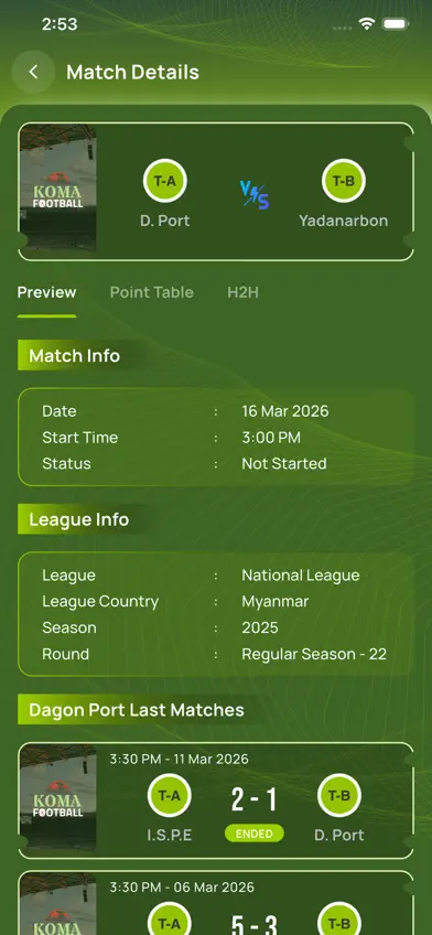 KOMA FOOTBALL screenshot 2