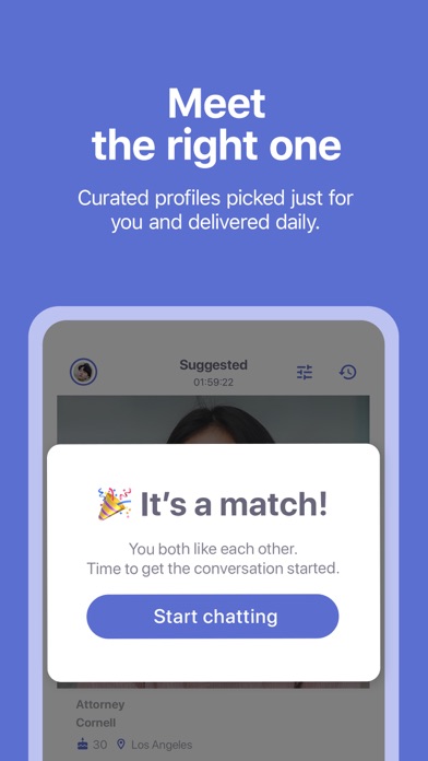 Screenshot #3 pour Coffee Meets Bagel Dating App