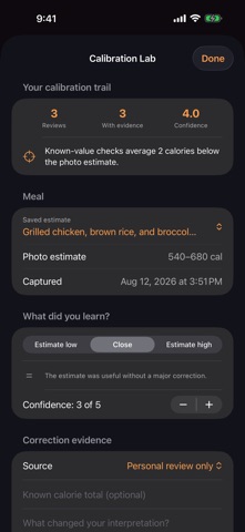 PlateMath: Snap Calories Screenshot 2 of 5