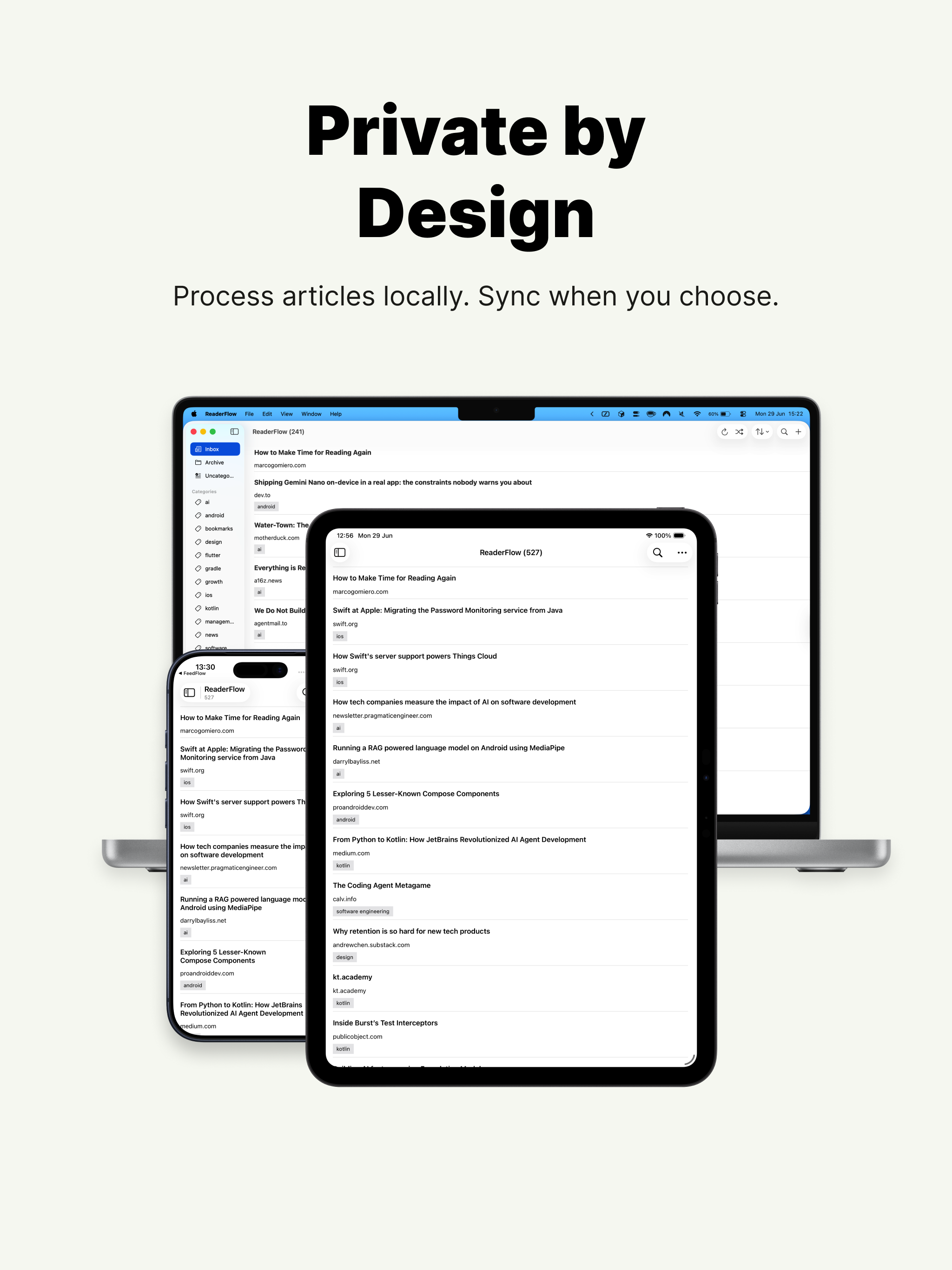 ReaderFlow: Read Later