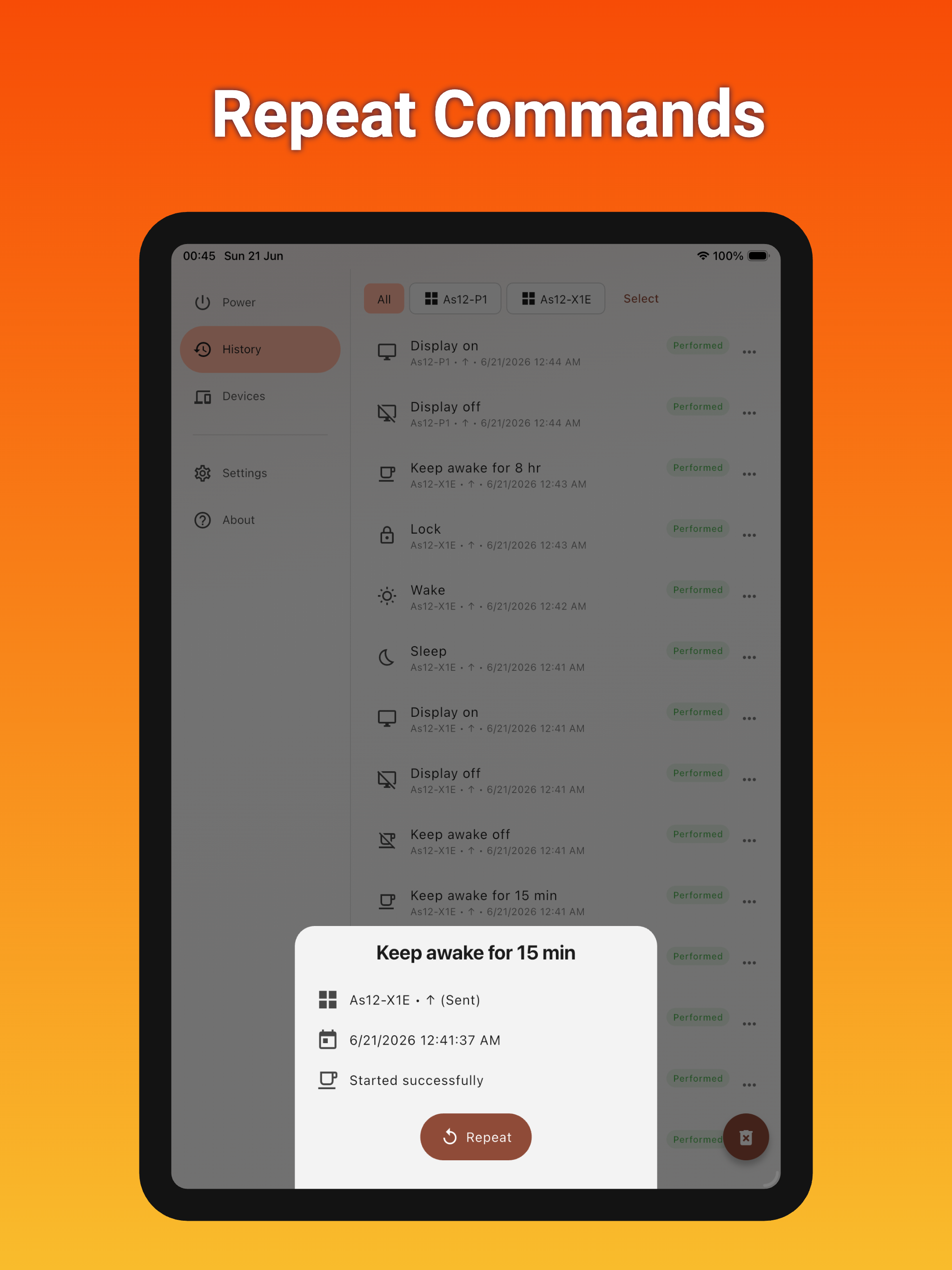 Power Remote - Sleep Wake Lock