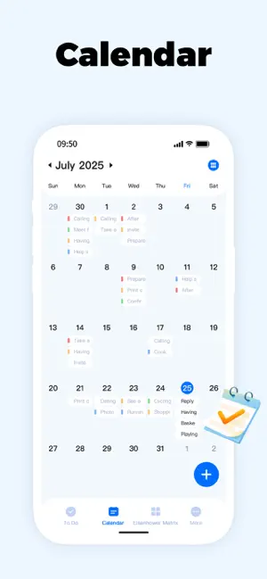 TodoTick：To Do List & Calendar iPhone screenshot 3