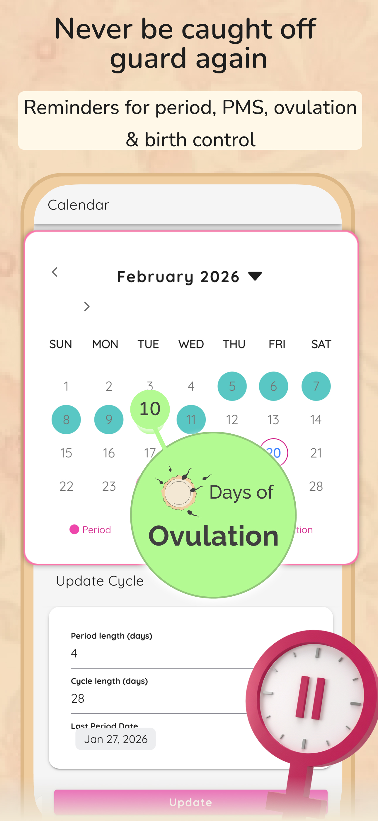 My Period & Pregnancy Tracker