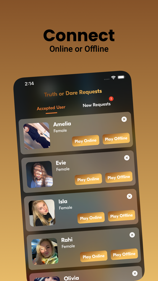 #6. Cling: Online Truth Dare Game (iOS) 由: Pansuriya Bhavik Cordhanbhai