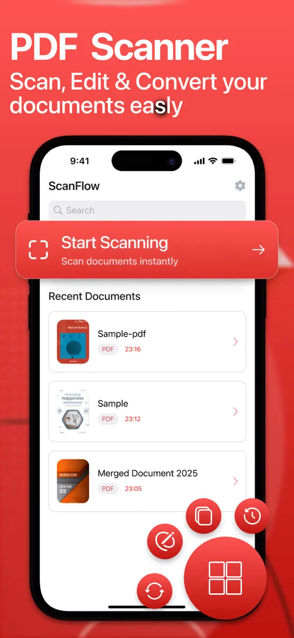 Screenshot #1 pour ScanFlow Pro