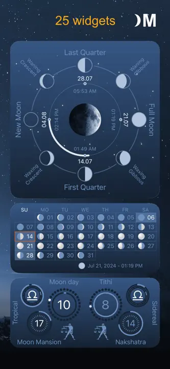 Deluxe Moon Pro • App & Widgetのスクリーンショット（9/9）