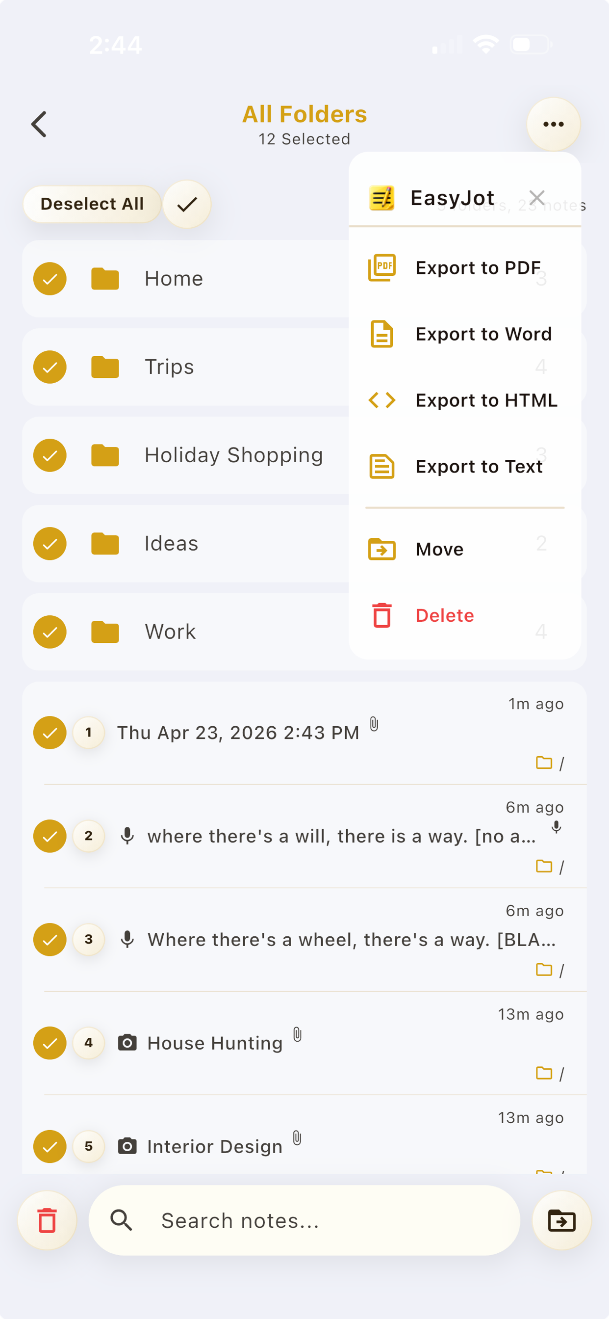 EasyJot: Jot It Down, Easily screenshot 9