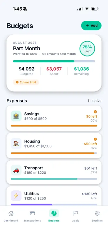 MintMonitor: Budget Planner screenshot 5 of 9