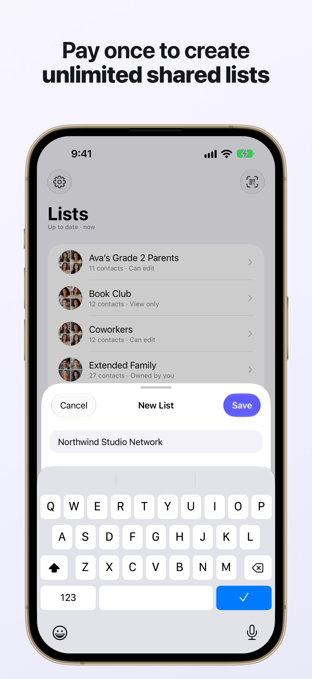 Screenshot 2 of CNTC: Shared Contact Lists