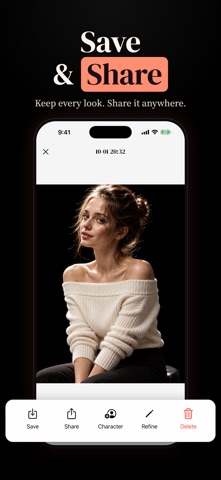 Modela AI Girl Generator iPhone screenshot