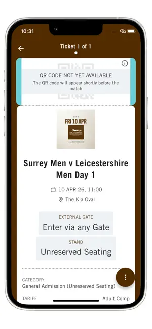 The Kia Oval iPhone screenshot 3