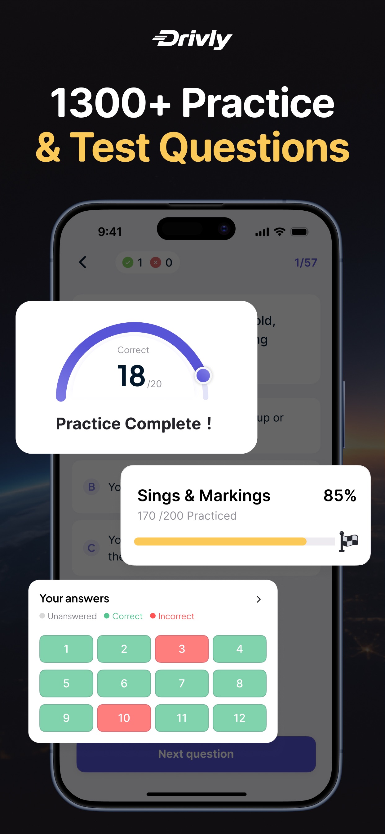 Screenshot 3 of Drivly: DMV Practice Test