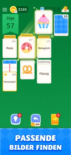 Screenshot von Solitaire Associations Journey auf dem iPhone 2
