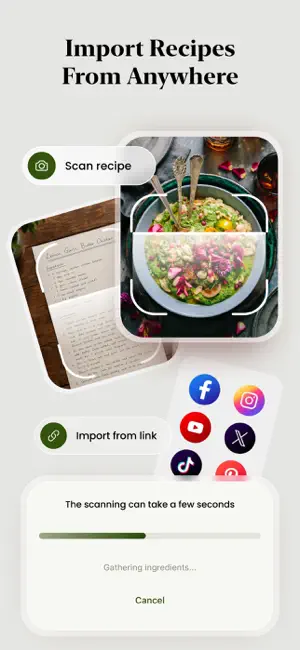 Tommi: Recipes & Grocery List screenshot 1