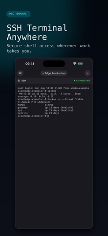 Exec Terminal: SSH & Mosh Screenshot 1 of 5