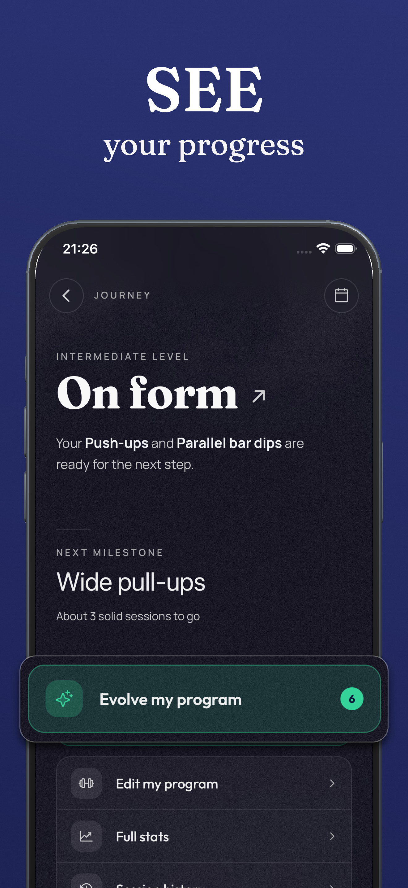 Ekomo - Calisthenics Workouts screenshot 5