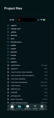 HB Code: Remote Coding Agent Screenshot 6 of 10