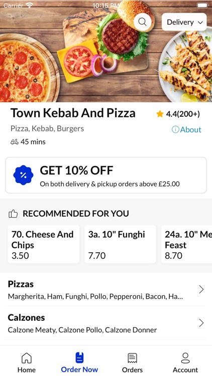 Town Kebab And Pizza