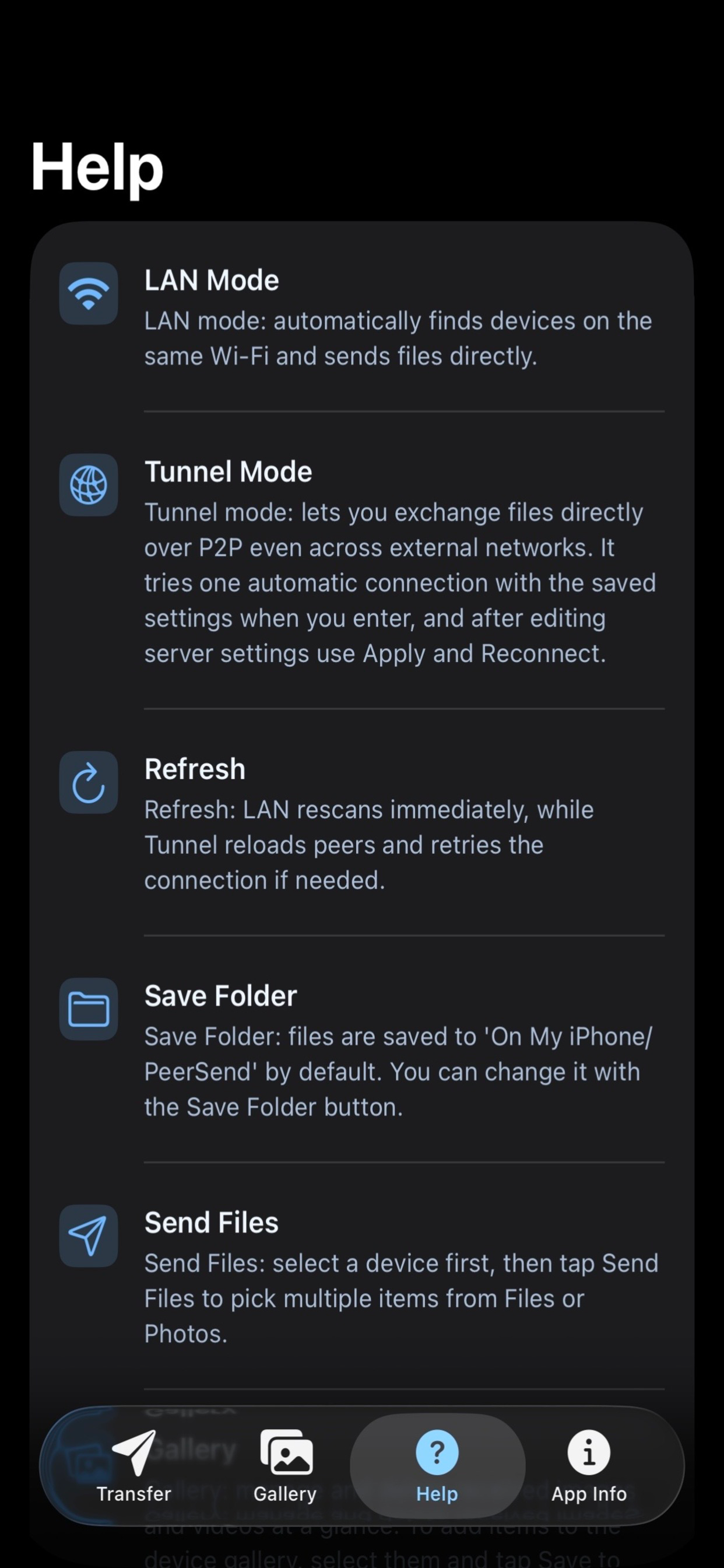 PeerSend screenshot 6