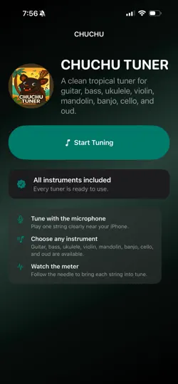 Captura de pantalla de Chuchu Tuner By Marlo en iPhone 2