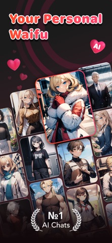 Anime Chat – AI Girlfriend Bot iPhone screenshot