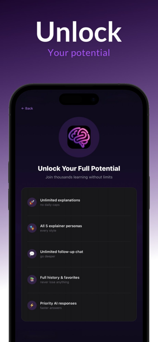 Xplain AI Tutor Learn Anything Screenshot 5 of 5