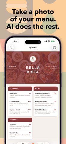 OneTapMenu - Restaurant Menus Screenshot 2 of 8
