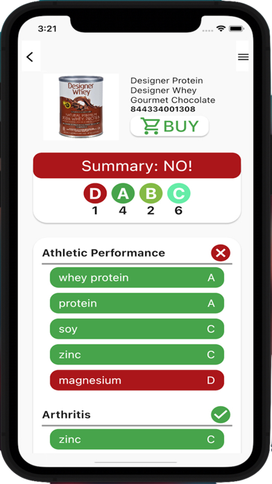 GoNo Food Finder Screenshot