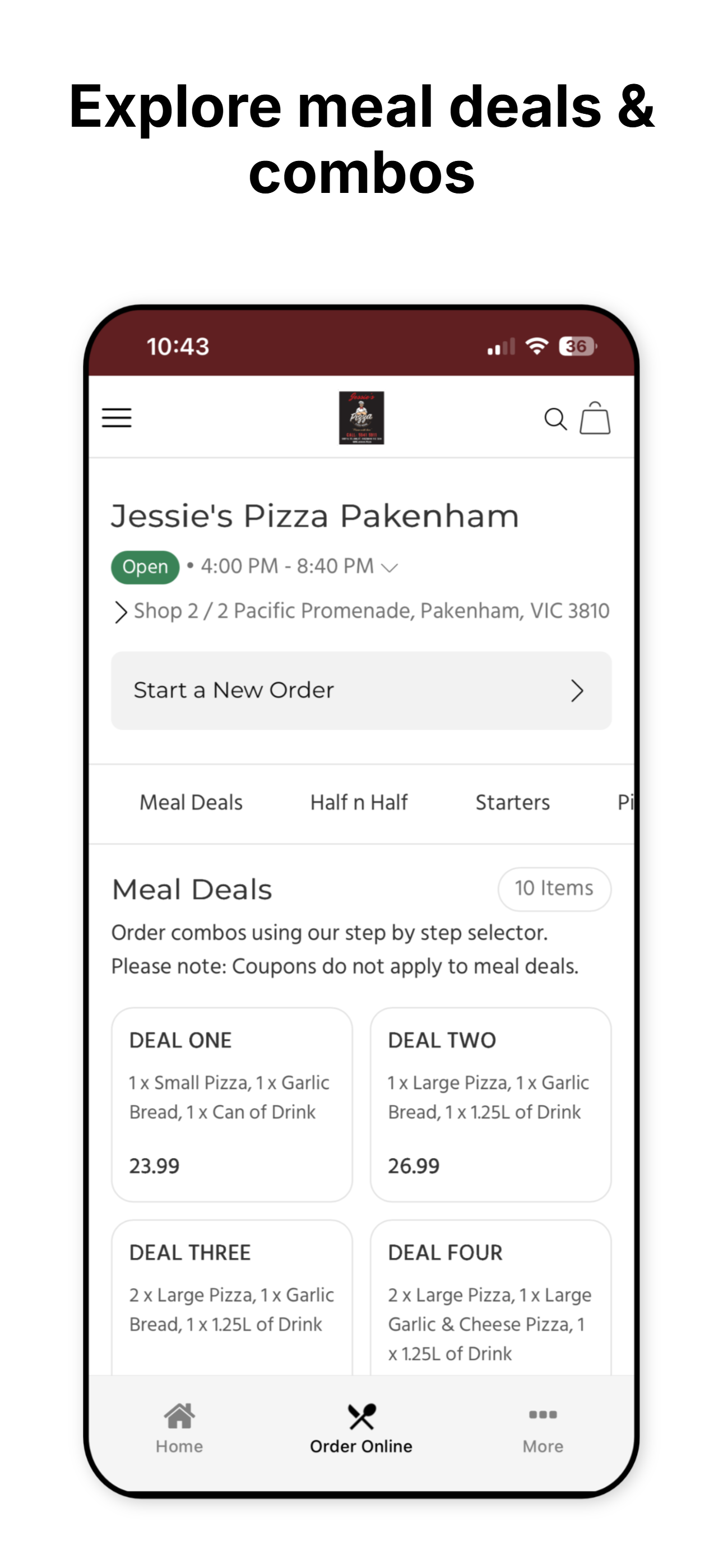 Jessie's Pizza Pakenham screenshot 6