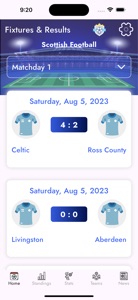 Scottish Football Scores Live screenshot #1 for iPhone