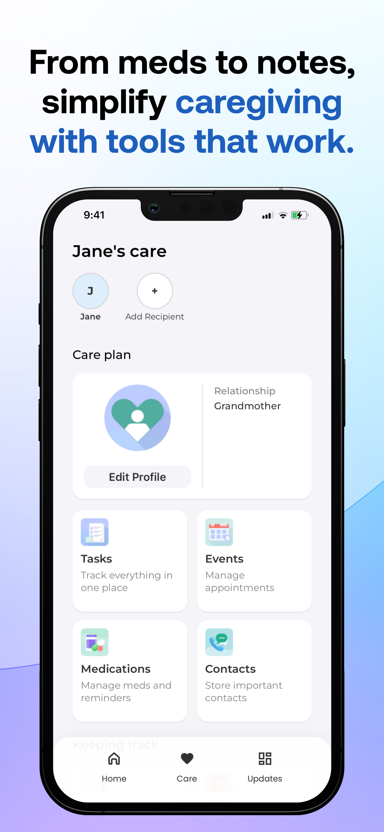 WithCare - Caregiving Support screenshot 3