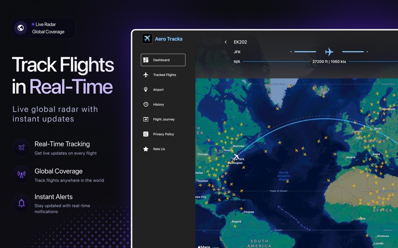 Real Time : Flight Tracker screenshot
