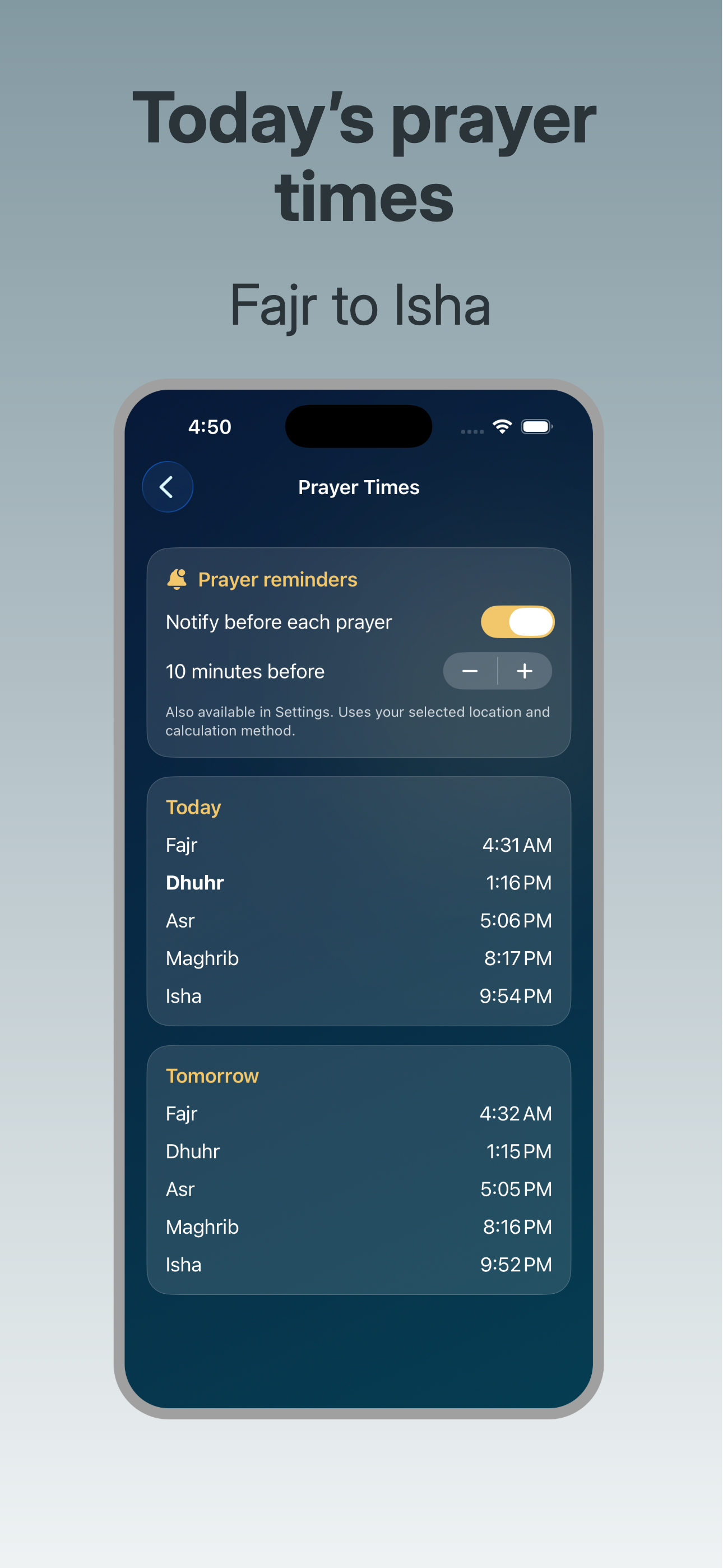 Qibla Compass-Tasbih Counter screenshot 2