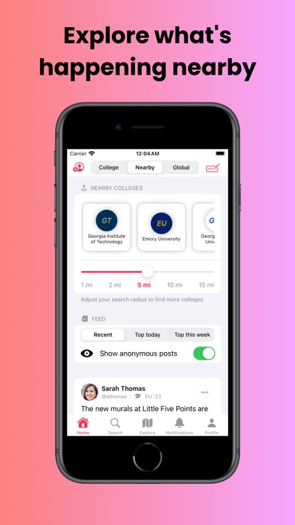 sendit - college chat