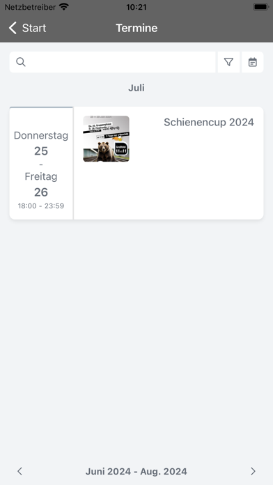 FC Germania Singen e.V. Screenshot